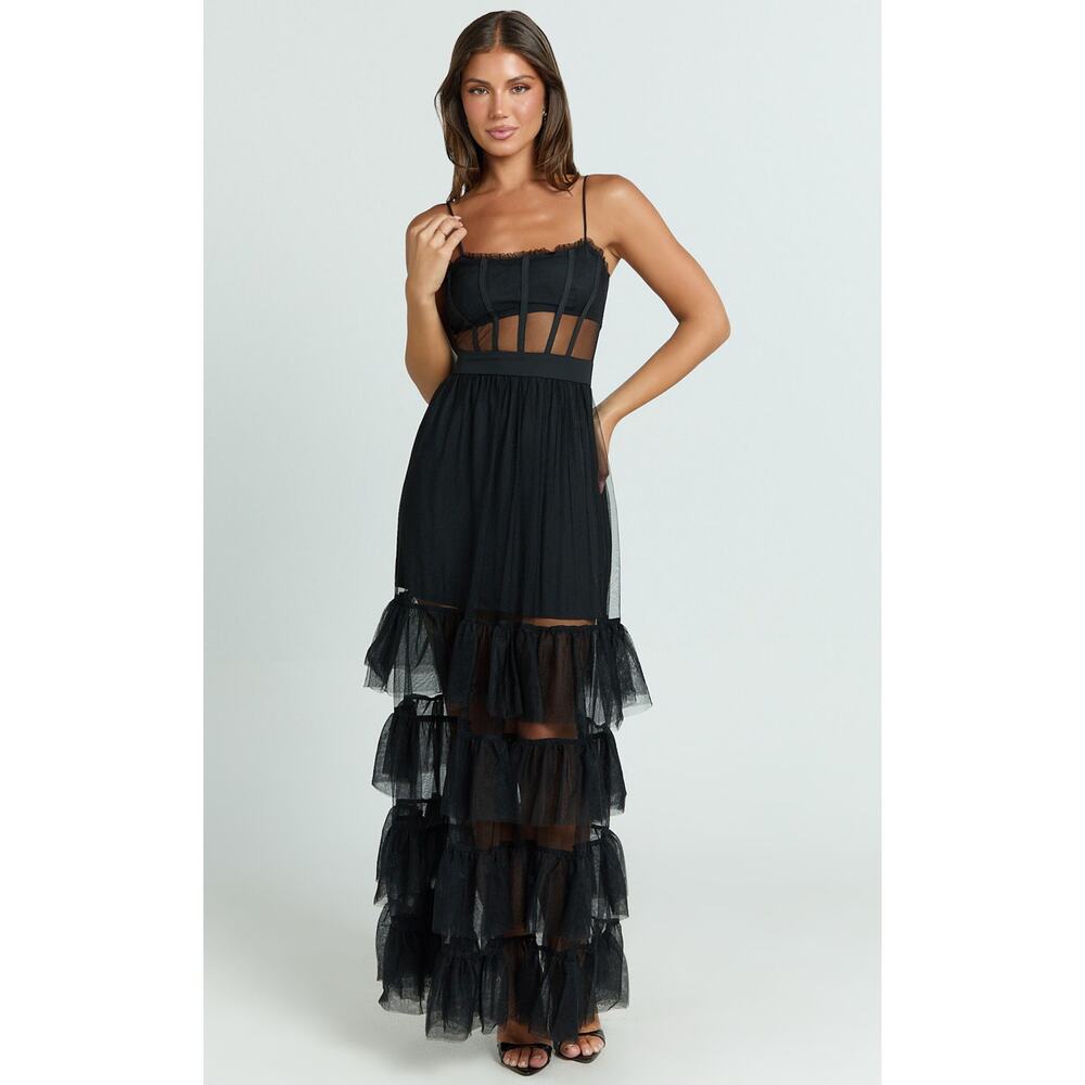 Showpo Black Maxi Dress